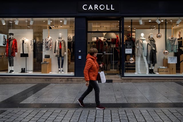 Magasin de vêtements Caroll à Caen : le groupe Beaumanoir a racheté la marque en 2021.