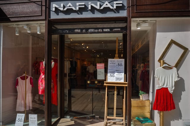 Une boutique Naf Naf à Vincennes le 6 août 2025.