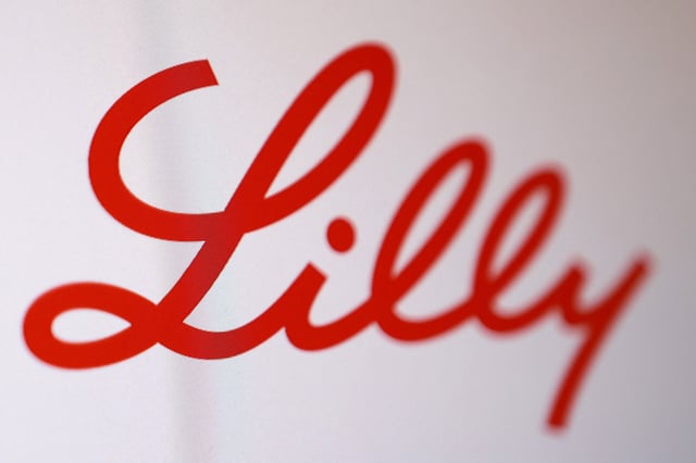 Lilly logo is seen in this illustration taken August 5, 2025. REUTERS/Dado Ruvic/Illustration