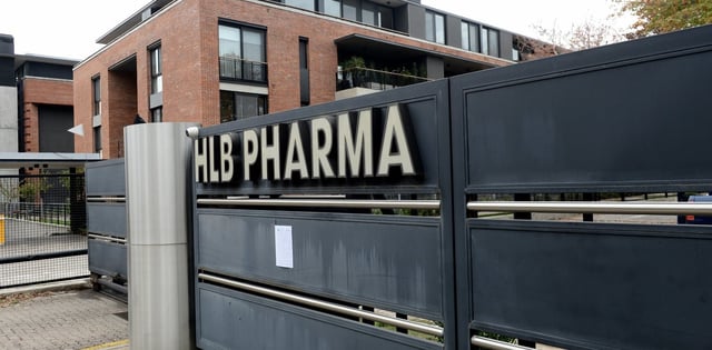 El laboratoriio HLB Pharma, tras la clausura de la Anmat. (Gentileza Clarín/Luciano Thieberger)