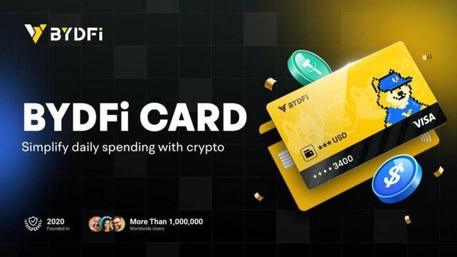 Bydfi card officially launches: one card to seamlessly bridge web3 assets and real world spending