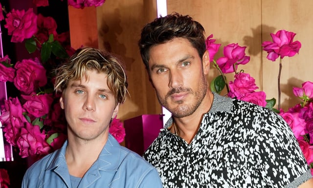 Lukas Gage (L) with ex-husband Chris Appleton (Getty/Jared Siskin)