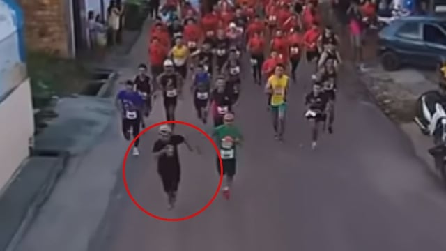 Drunk Man Amazes Netizens By Winning 8-Kilometer Race In Brazil Wearing Just Flip-Flops; Watch Video