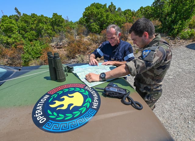 L’opération Héphaïstos est une mission estivale de l’armée française dédiée à la prévention et à la lutte contre les incendies de forêt.