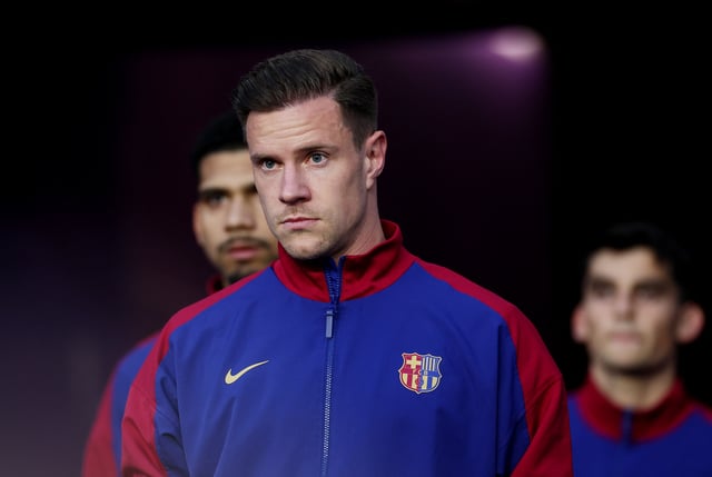 Soccer Football - LaLiga - Real Valladolid v FC Barcelona - Estadio Jose Zorrilla, Valladolid, Spain - May 3, 2025 FC Barcelona's Marc-Andre ter Stegen before the match REUTERS/Isabel Infantes/File Photo