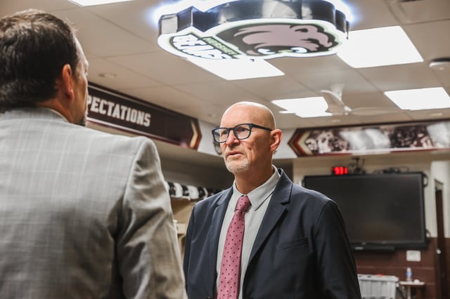 Derek King, Head Coach of the Hershey Bears (Casey Saussaman / Hershey Bears)