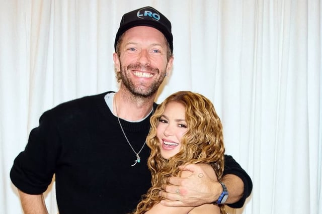Chris Martin fue a ver a Shakira a su show en Los Ángeles y la cantante le dedicó unas sentidas palabras en el escenario