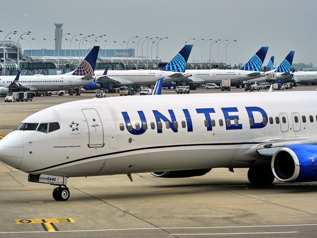 FILE - A United Airlines jet begins to taxi at O'Hara International Airport in Chicago, May 29, 2025. (AP Photo/Gene J. Puskar, File)