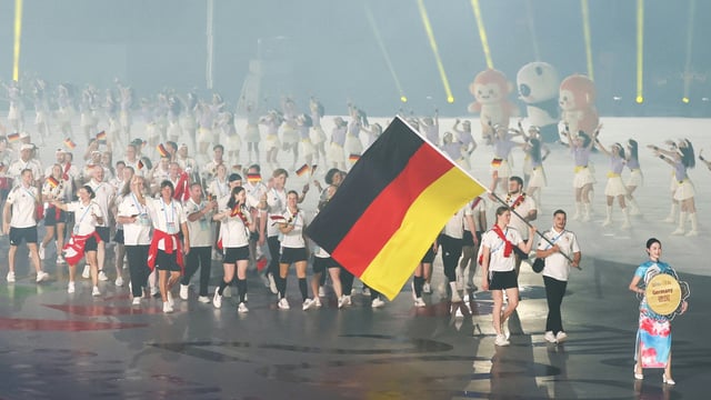 Team Deutschland bei der Eröffungsfeier