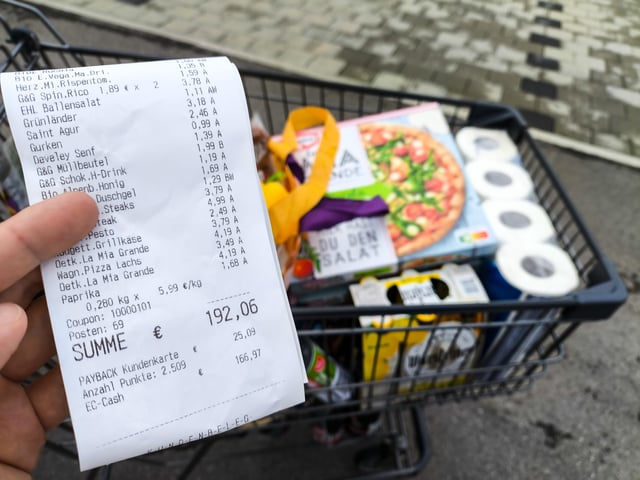 Die Verbraucherzentralen erreichen viele Beschwerden über zu hohe Lebensmittelpreisen. (Symbolbild)