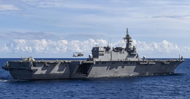 JS Kaga Japan aircraft carrier c PO2 Tyler Wheaton US Navy