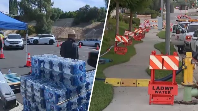 Water service disruptions continued in Granada Hills and Porter Ranch in August 2025.
