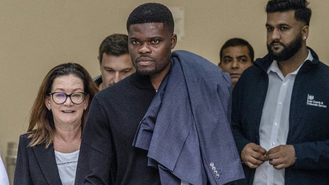 Partey war am Dienstag gegen Kaution freigelassen worden