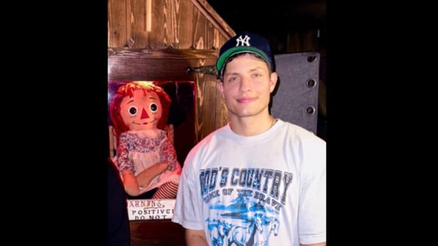 Comedian Matt Rife faces warnings from psychic medium Matt Fraser after acquiring the haunted doll Annabelle. (mattrife/Instagram)