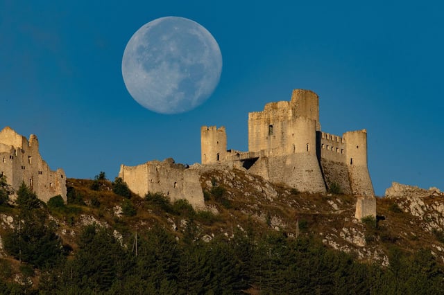 The full sturgeon moon will be high in the sky tomorrow night.