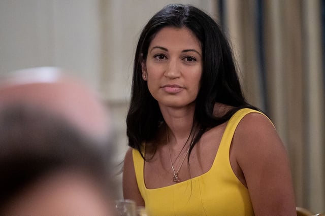 Katie Miller, former communications director for Mike Pence, is launching a new podcast on Monday, parting ways with Elon Musk.