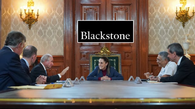 Claudia Sheinbaum, presidenta de México, sostuvo un encuentro con el cofundador y actual presidente de Blackstone, Stephen A. Schwarzman, en Palacio Nacional | @Claudiashein
·