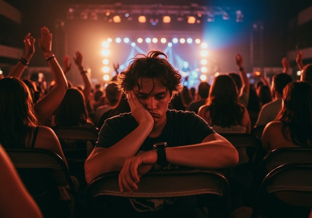 Around 10% of people score very low in musical reward sensitivity. (Image by StudyFinds using Shutterstock AI Image Generator)