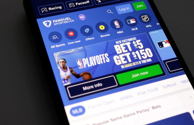 Fanduel app is seen in this illustration taken June 17, 2024. REUTERS/Dado Ruvic/Illustration/File Photo