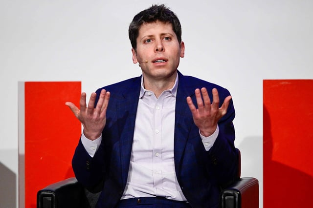 El CEO de OpenAI, Sam Altman (John MACDOUGALL / AFP)