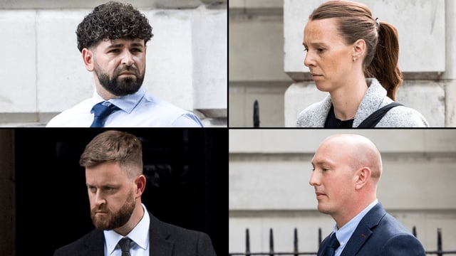 Clockwise from top left: Alex Fackerell, Kellsey Millar, Daniel Dean and Jack Sparkes
