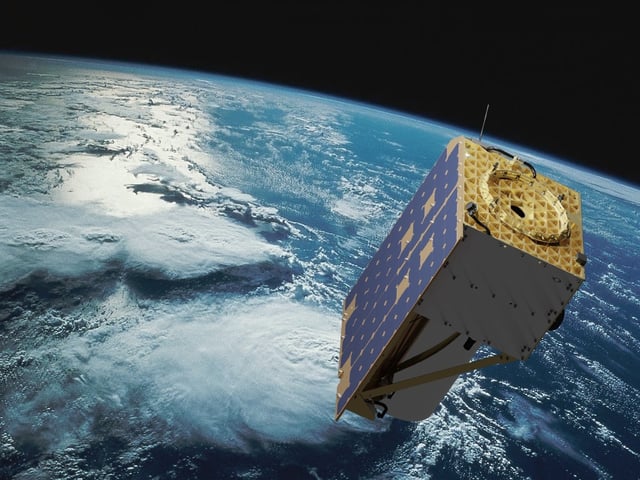 BlackSky has said its 12 small satellites have a revisit rate of 15 times per hour for some locations to provide high-resolution imagery (Black Sky Photo)