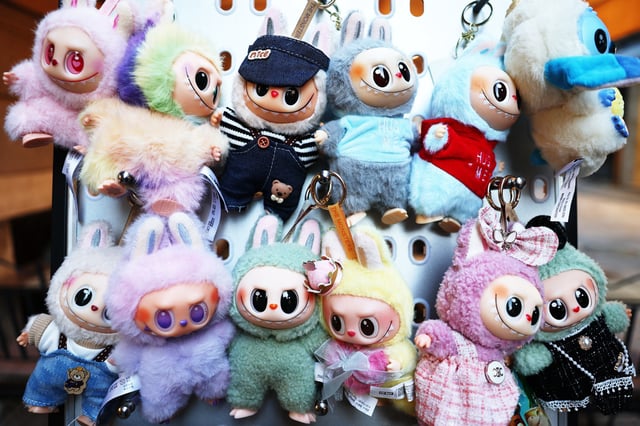 Labubu toys. 