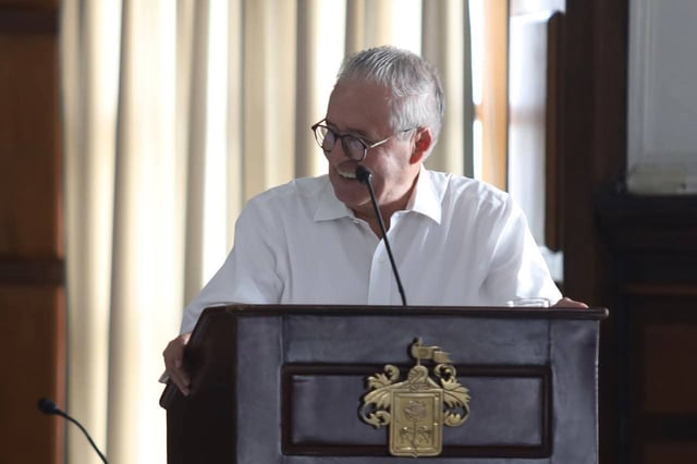 Enrique Ibarra es un gran conocedor de la historia y la obra de Fray Antonio Alcalde y Barriga.