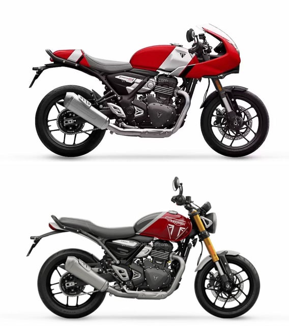 Thruxton 400 vs Speed 400 