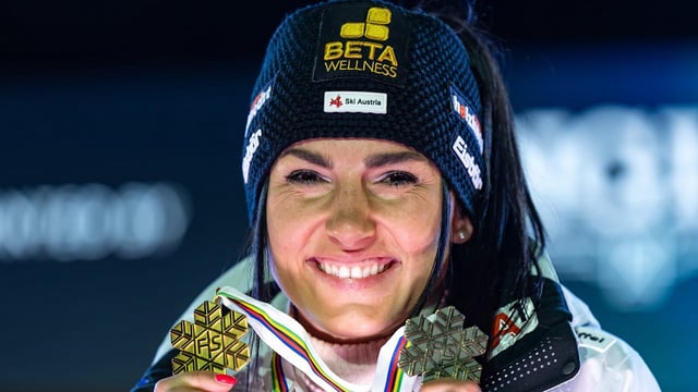 Sie geht am Höhepunkt: Ski-Profi Stephanie Venier hat ihr Karriereende bekannt gegeben.
