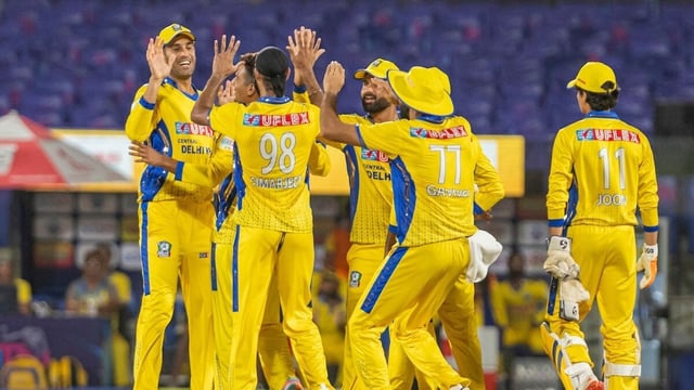 A still from the DPL match on Thursday