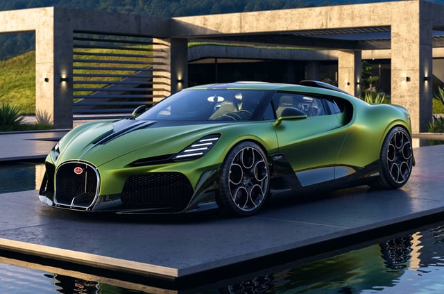 Bugatti will showcase the Brouillard at Monterey Car Week.