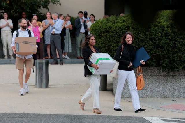 Layoffs are surging in the U.S., and some are pointing to AI as the culprit.