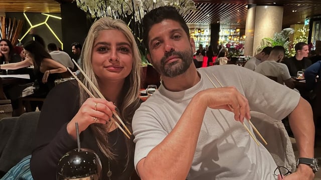 Farhan Akhtar dedicated a post to his daughter Shakya Akhtar on her birthday.