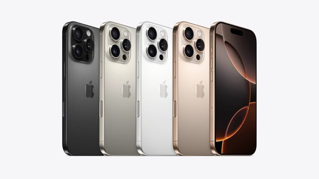 iPhone 16 Pro is available in 128GB, 256GB, 512GB and 1TB storage options