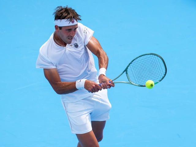 Tomás Etcheverry y un triunfo necesario en Cincinnati. Foto: Reuter.