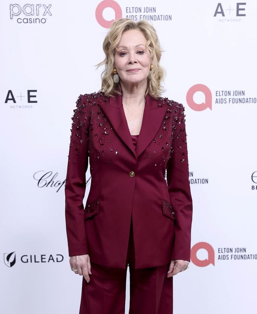Jean Smart attends Elton John AIDS Foundation's 33rd Annual Academy Awards Viewing Party on March 2, 2025 in West Hollywood, California.