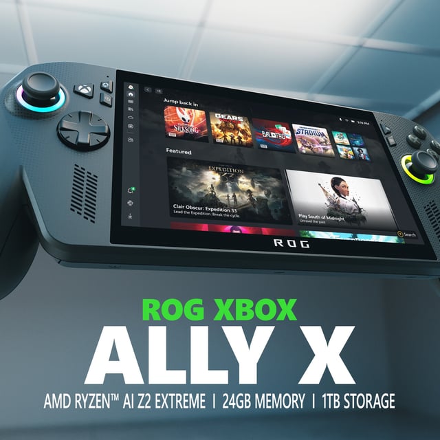Microsoft x Asus ROG Ally X handheld