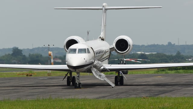 The MC-55A is based on the Gulfstream G550 business jet. Credit: Cahyadi HP/Shutterstock.com.