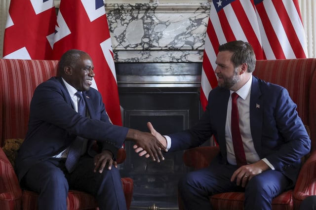 US Has ‘No Plans’ to Recognize Palestinian State, Vance Says Before Talks With UK Foreign Secretary