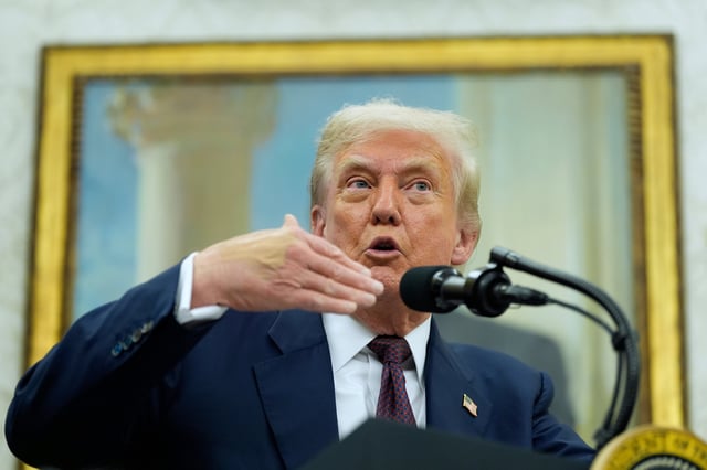El presidente de Estados Unidos, Donald Trump (AP/Alex Brandon)