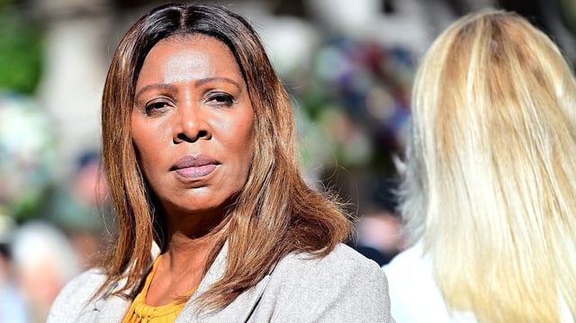 NEW YORK, NEW YORK - NOVEMBER 11: Attorney General of New York Letitia James attends the 2024 New York City Veteran&#39;s Day Parade on November 11, 2024 in New York City. (Photo by Steven Ferdman/Getty Images)
