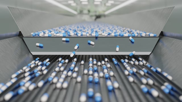 More than half of pharmaceuticals distributed in the US are manufactured overseas. sakurai5 via Shutterstock.com.