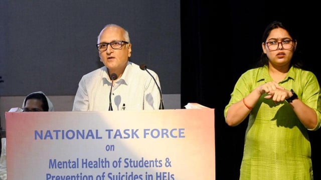 The National Task Force on Student Mental Health and Suicide Prevention has launched its dedicated website in New Delhi today (X/EduMinOfIndia)