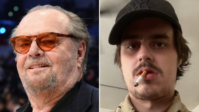 Jack Nicholson and his grandson Sean Norfleet. (Getty Images / Instagram)
