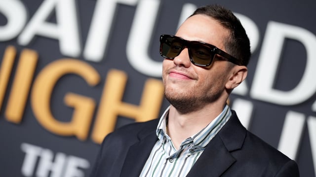 Pete Davidson at "SNL50: The Anniversary Special" at 30 Rockefeller Plaza on February 16, 2025 in New York, New York.