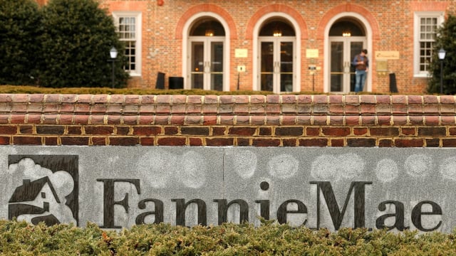 Fannie Mae headquarters is seen in Washington, DC