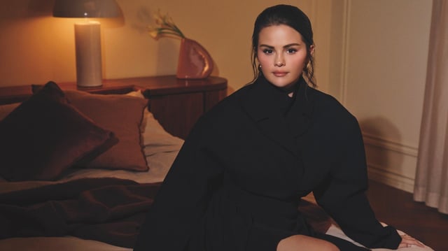 Selena Gomez campaign for Rare Beauty's new perfume
