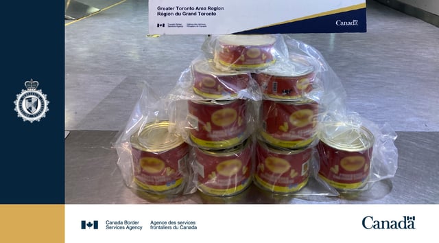 Photo of the cheese cans.