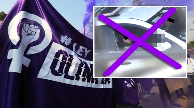 Activistas condenan violencia digital; una oficial desmiente haber aparecido en el clip y denuncia difamación. FOTO: Especial
